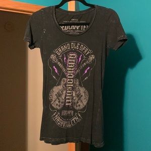 Black soft Tee Grand ole opry. Size small